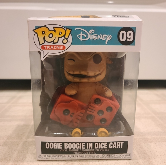 Funko Pop #09 Disney Oogie Boogie In Dice Cart Vinyl Figure - Picture 1 of 8
